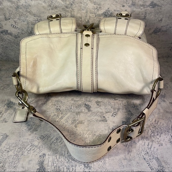Coach Ivory Cream Brooklyn Large Leather Limited Legacy - Picture 6 of 15